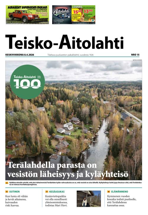 Teisko-Aitolahti 8.4.2026