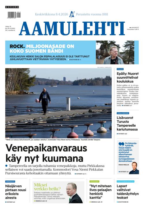 Aamulehti 8.4.2026