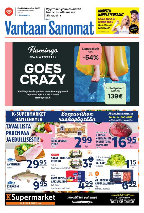 Vantaan Sanomat (Länsi) 8.4.2026