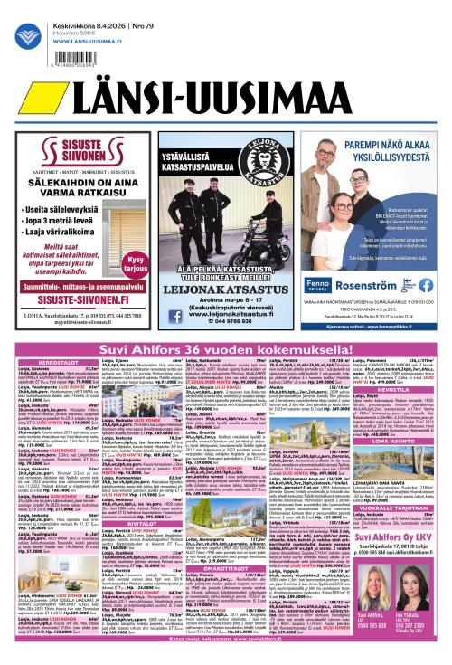 Länsi-Uusimaa 8.4.2026