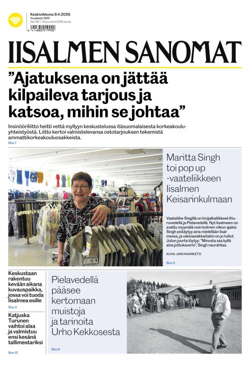 Iisalmen Sanomat 8.4.2026