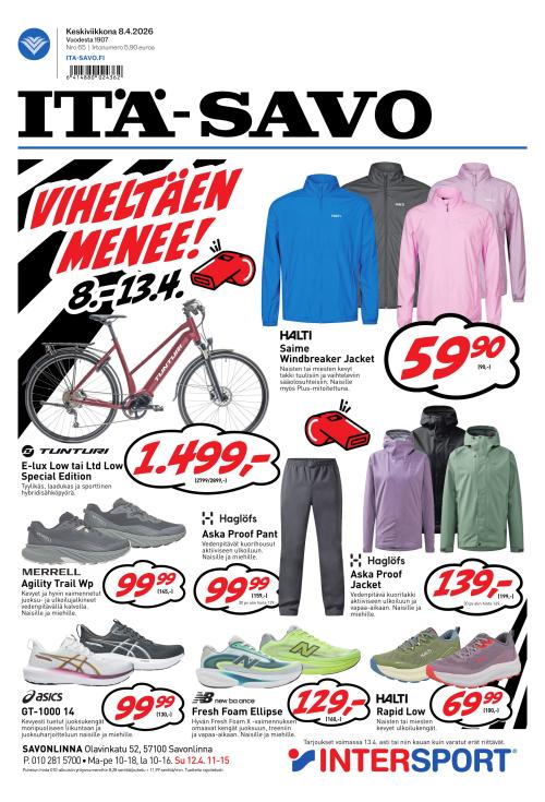 Itä-Savo 8.4.2026