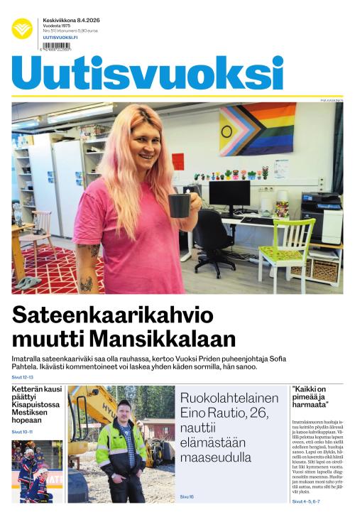 Uutisvuoksi 8.4.2026