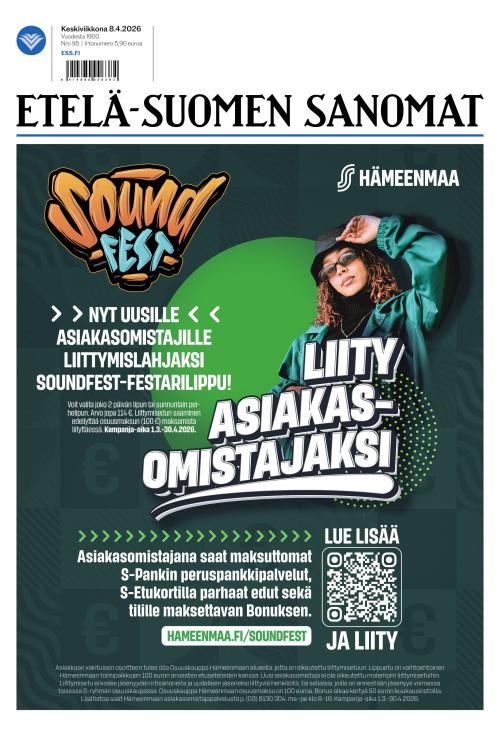 Etelä-Suomen Sanomat 8.4.2026