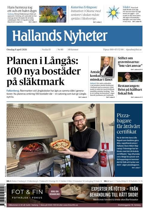 Hallands Nyheter 8.4.2026