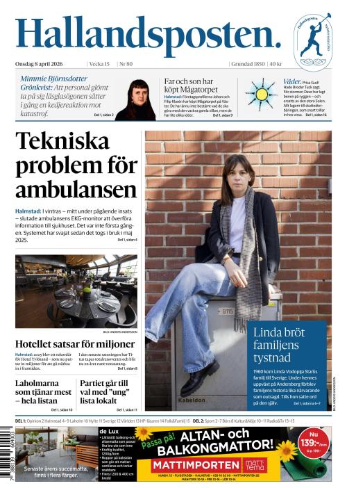 Hallandsposten 8.4.2026