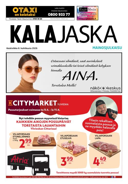 Kalajokilaakso ja Kalajaska 8.4.2026