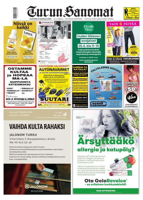 Turun Sanomat 8.4.2026