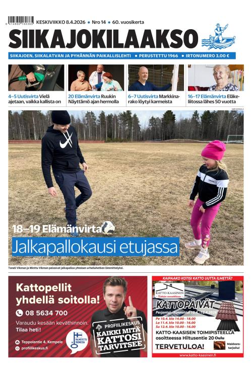 Siikajokilaakso 8.4.2026