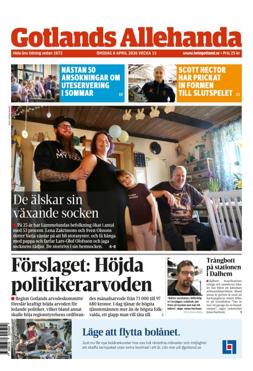 Gotlands Allehanda 8.4.2026