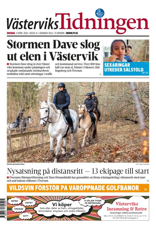 Västerviks-Tidningen 8.4.2026