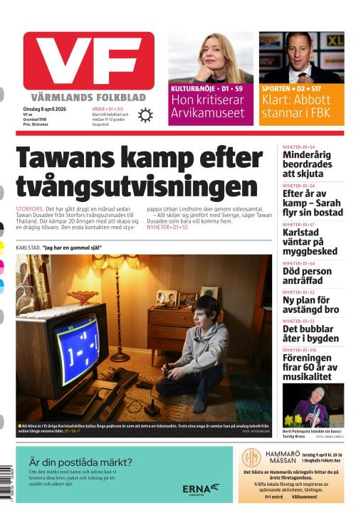 Värmlands Folkblad 8.4.2026