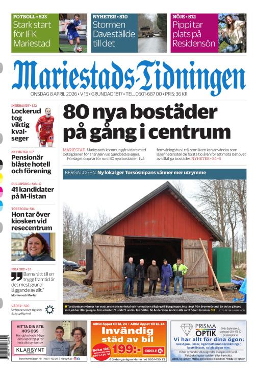 Mariestads-Tidningen 8.4.2026