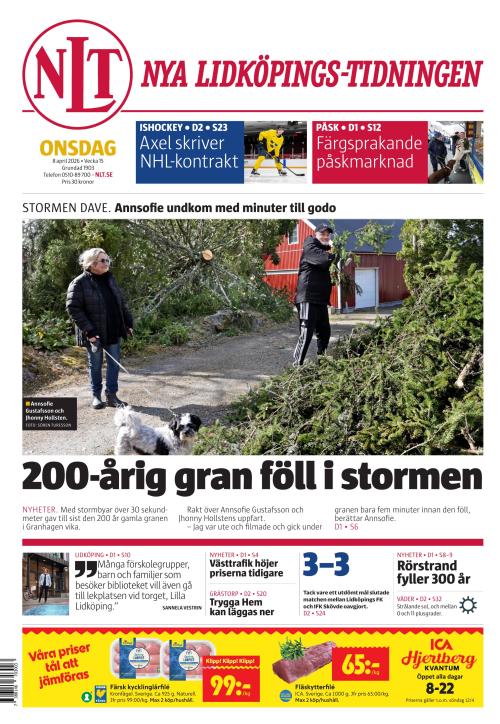 Nya Lidköpings-Tidningen 8.4.2026