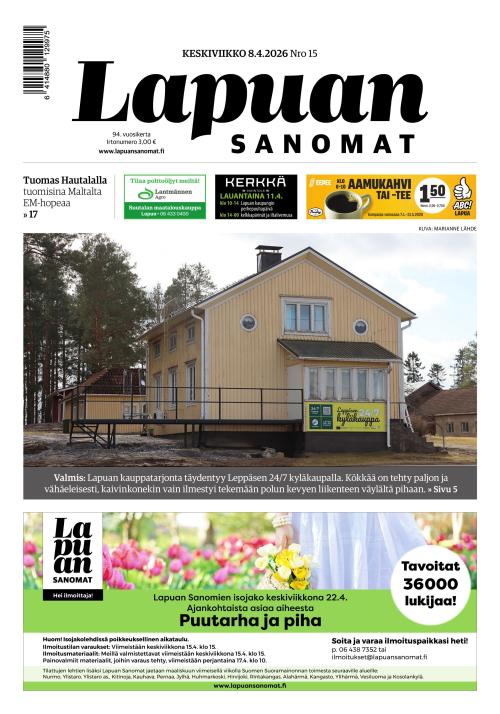 Lapuan Sanomat 8.4.2026
