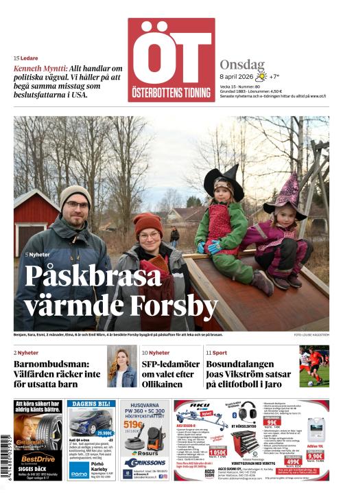 Österbottens Tidning 8.4.2026