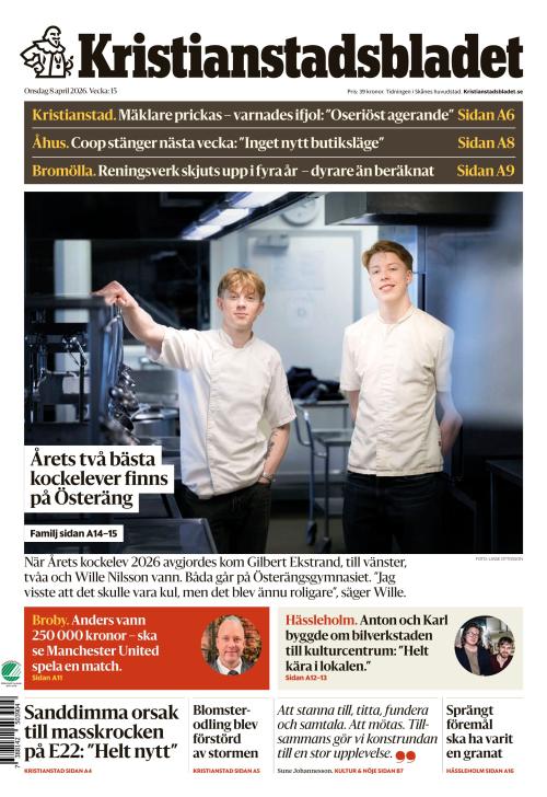 Kristianstadsbladet 8.4.2026