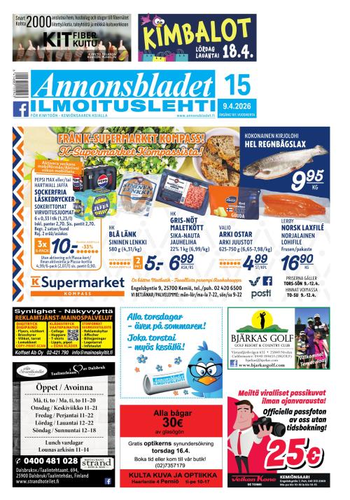 Annonsbladet 9.4.2026