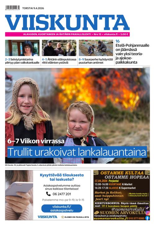 Viiskunta 9.4.2026