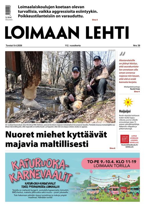 Loimaan Lehti 9.4.2026