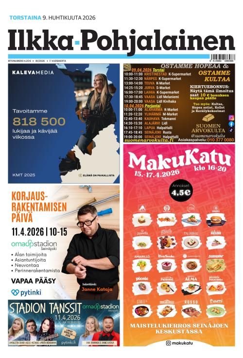 Ilkka-Pohjalainen 9.4.2026