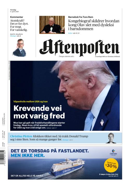 Aftenposten 9.4.2026