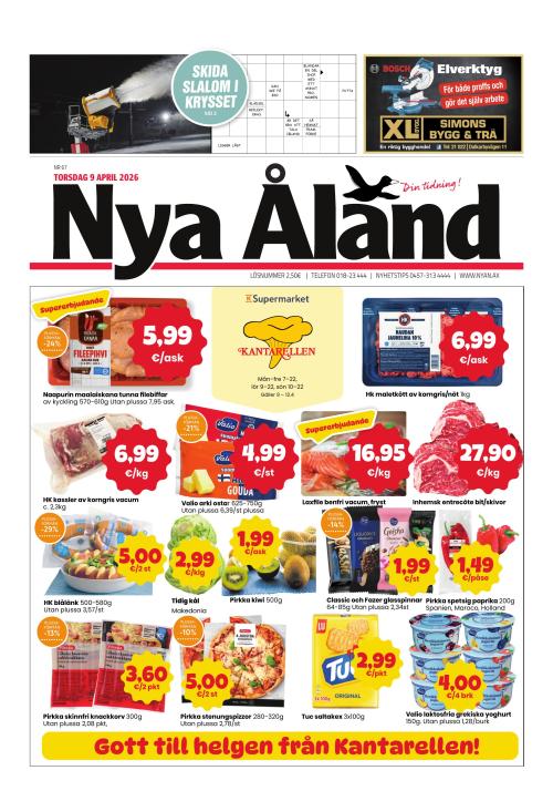 Nya Åland 9.4.2026