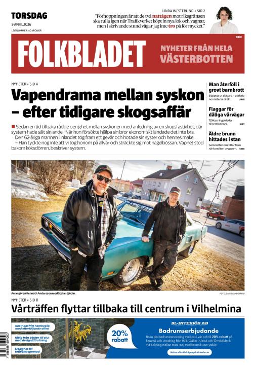 Folkbladet (Västerbotten) (SE) 9.4.2026