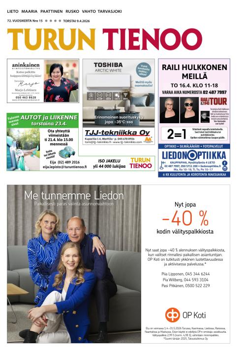 Turun Tienoo 9.4.2026