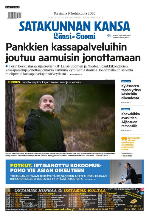 Satakunnan Kansa Länsi-Suomi 9.4.2026
