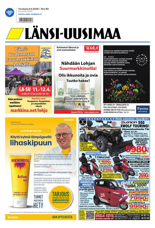 Länsi-Uusimaa 9.4.2026