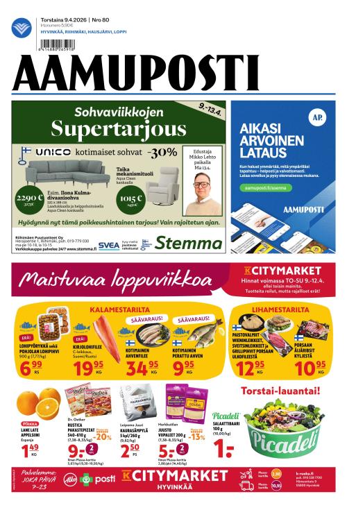 Aamuposti 9.4.2026