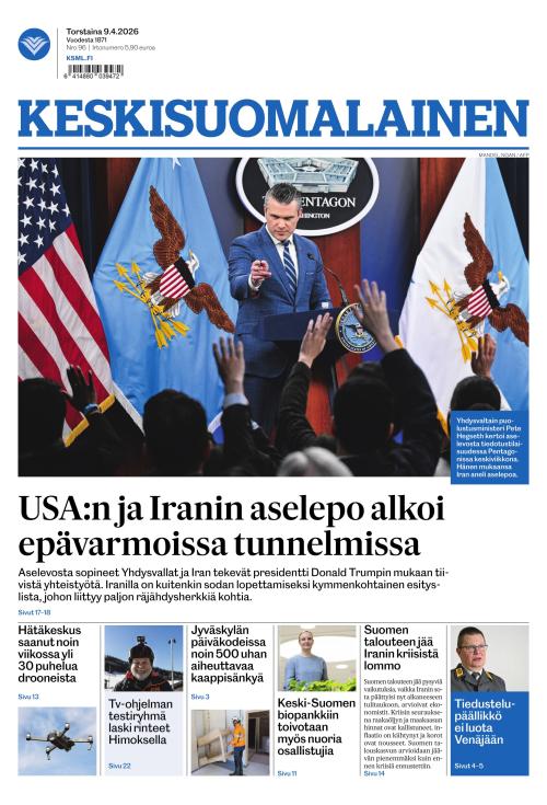 Keskisuomalainen 9.4.2026