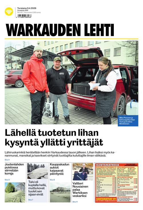 Warkauden Lehti 9.4.2026