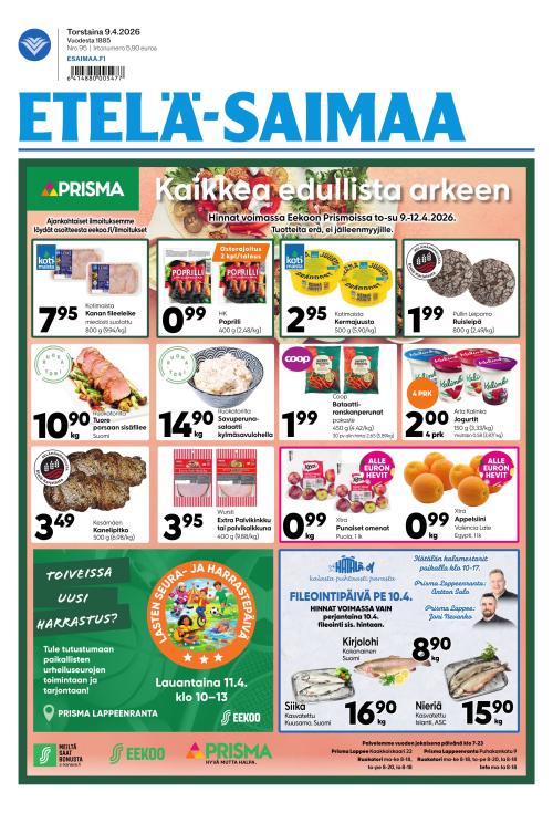 Etelä-Saimaa 9.4.2026