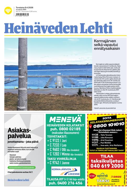 Heinäveden lehti 9.4.2026