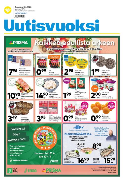 Uutisvuoksi 9.4.2026