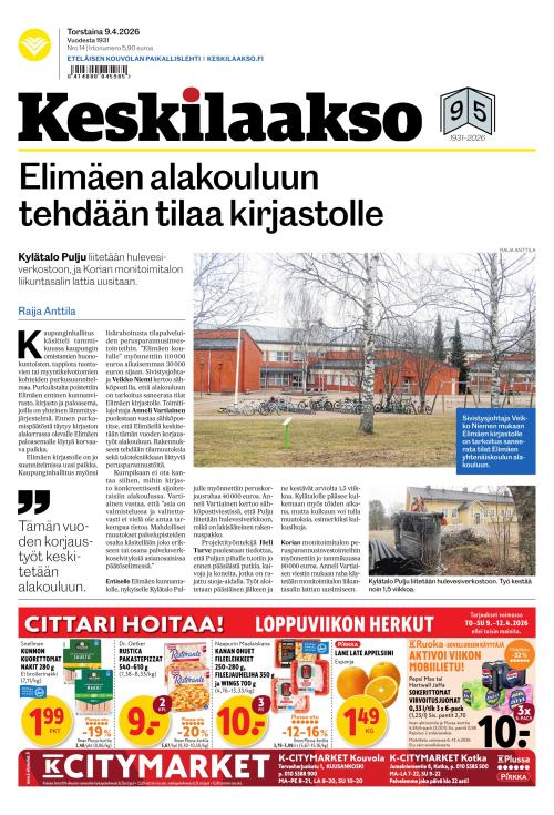 Keskilaakso 9.4.2026