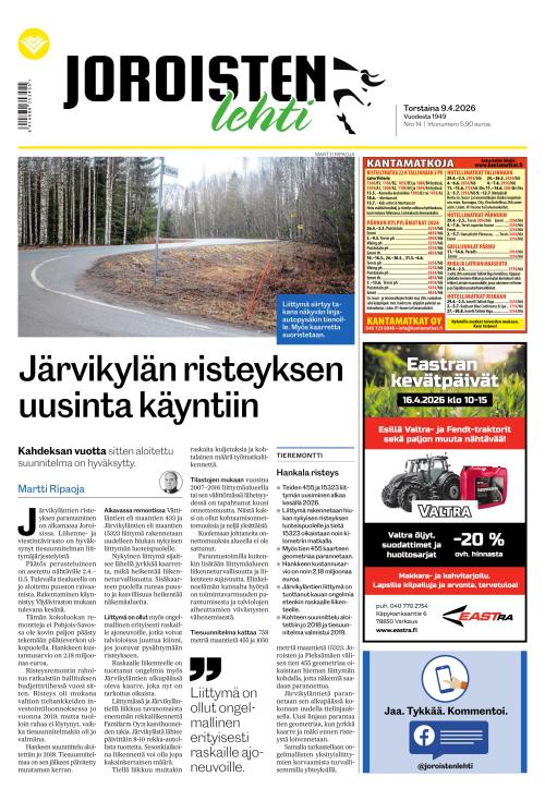 Joroisten Lehti 9.4.2026