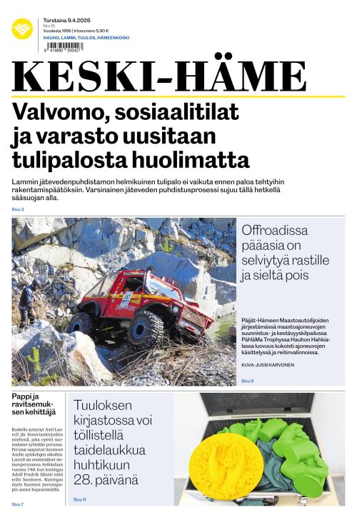 Keski-Häme 9.4.2026