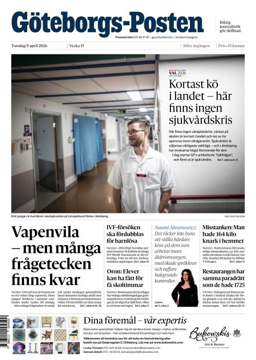 Göteborgs-Posten 9.4.2026
