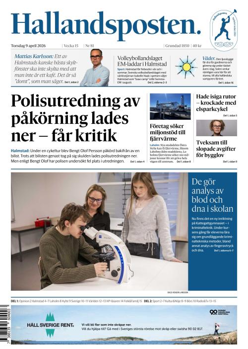 Hallandsposten 9.4.2026