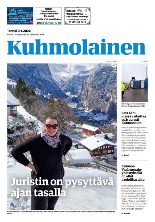 Kuhmolainen 9.4.2026