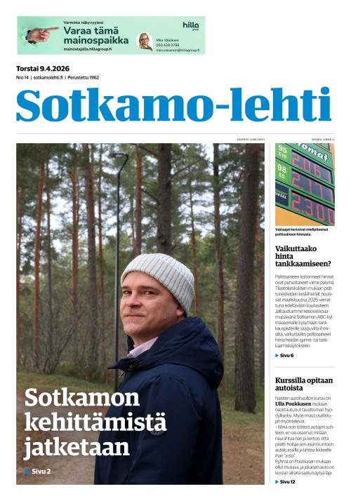 Sotkamo-lehti 9.4.2026