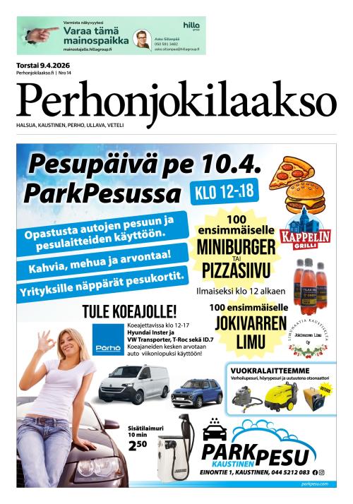 Perhonjokilaakso 9.4.2026