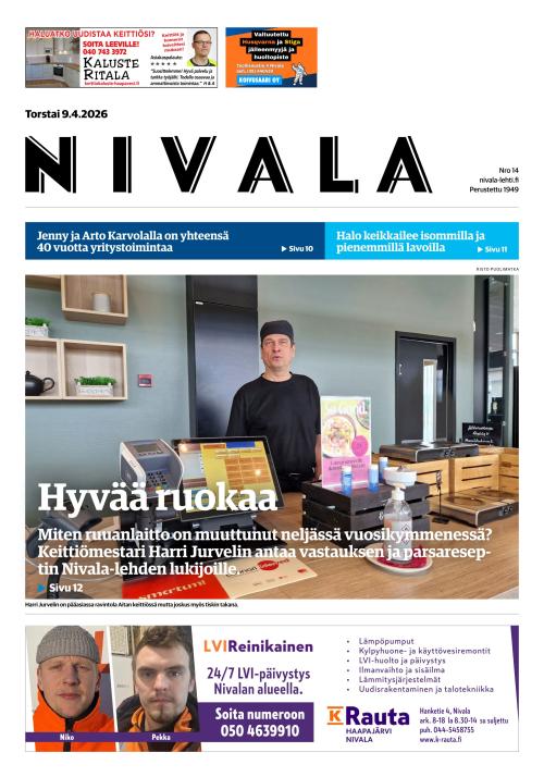 Nivala-lehti 9.4.2026