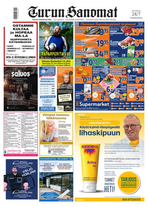Turun Sanomat 9.4.2026