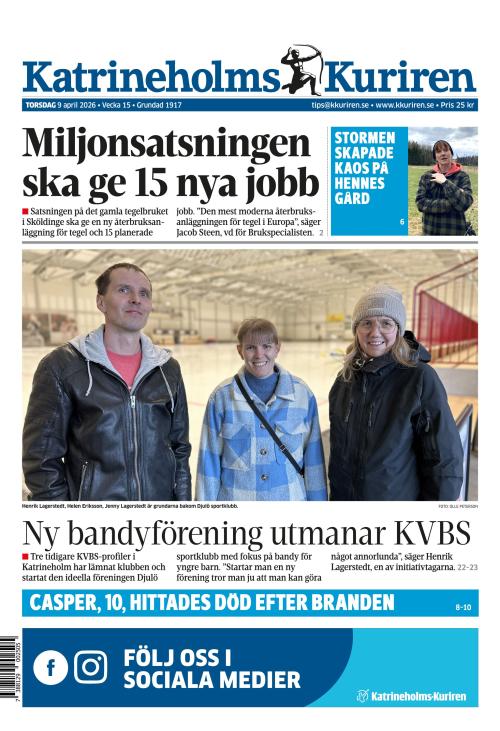 Katrineholms-Kuriren 9.4.2026