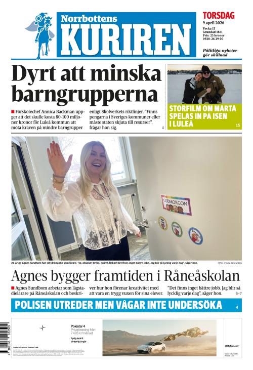 Norrbottens-kuriren 9.4.2026