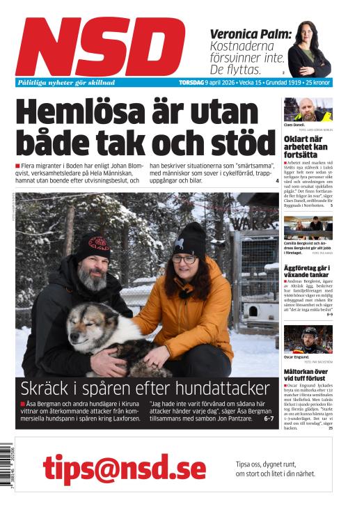 Norrländska Socialdemokraten 9.4.2026